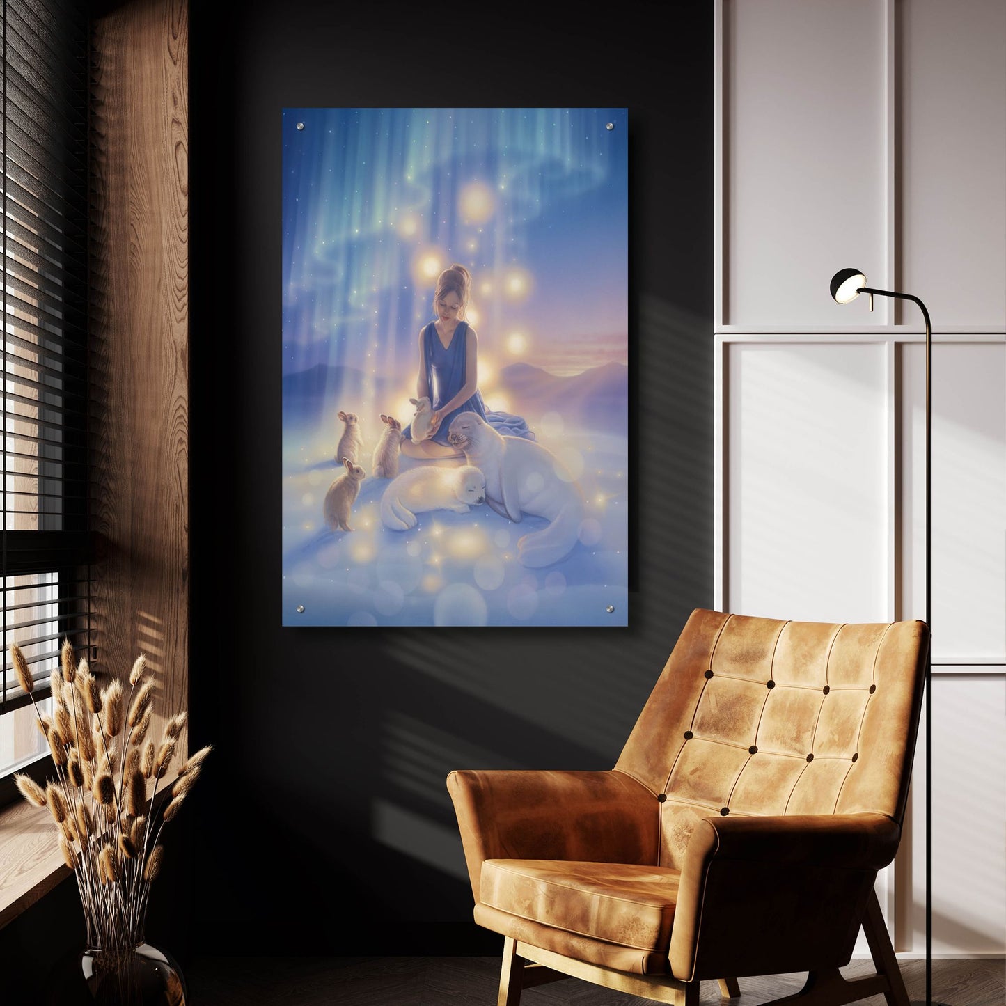 Epic Art 'Celebration Ii, Aurora Dreams 3' by Kirk Reinert, Acrylic Glass Wall Art,24x36