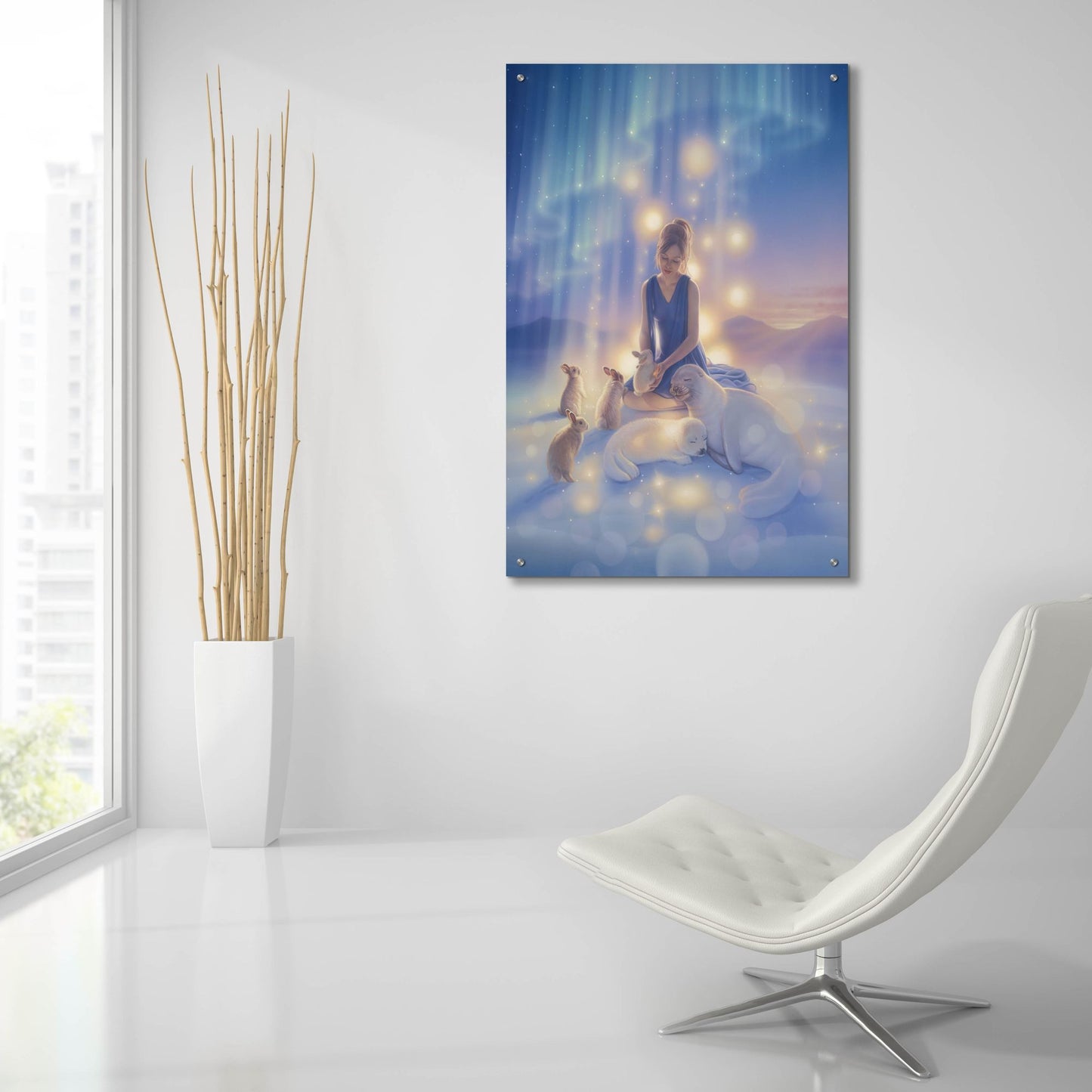 Epic Art 'Celebration Ii, Aurora Dreams 3' by Kirk Reinert, Acrylic Glass Wall Art,24x36