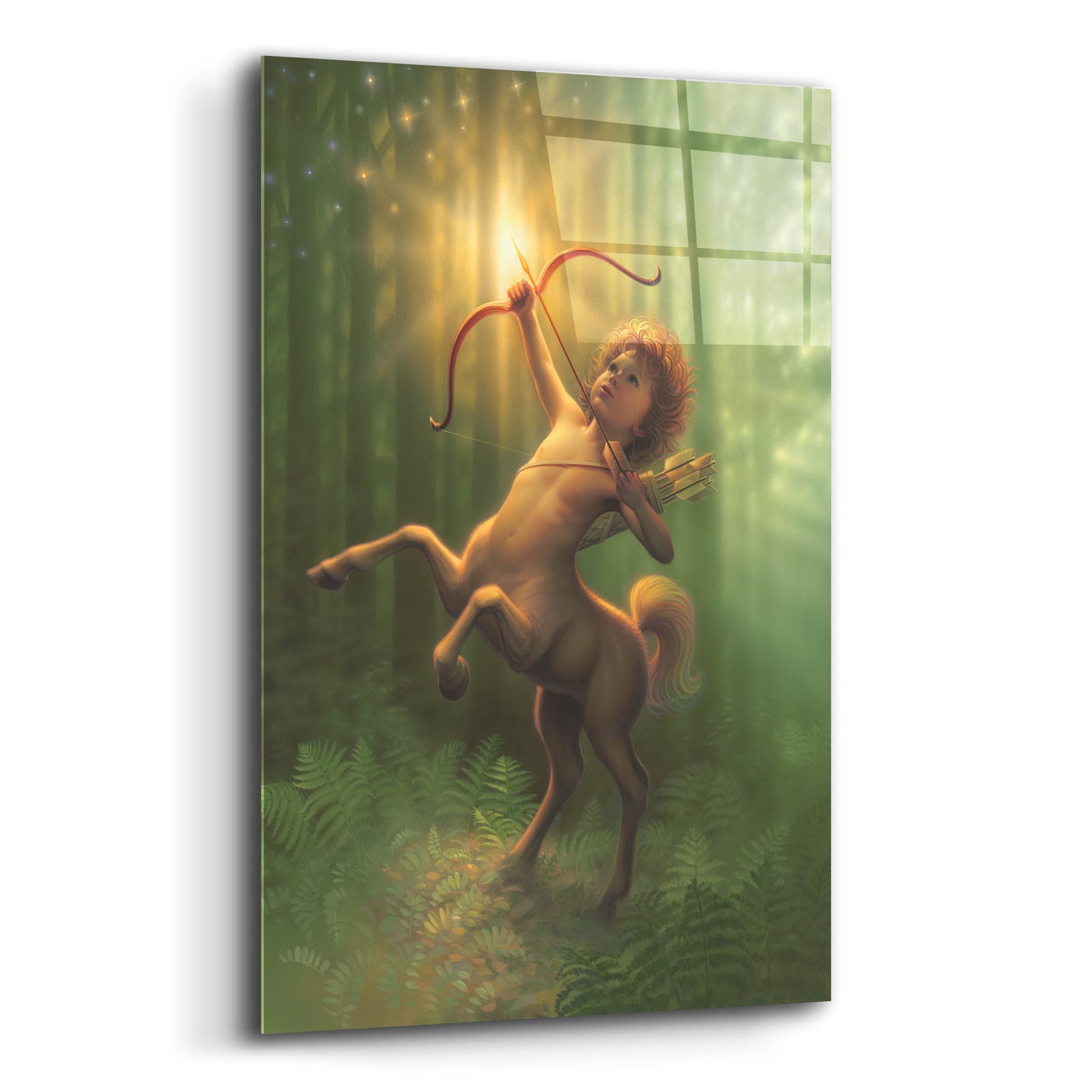 Epic Art 'Child Centaur' by Kirk Reinert, Acrylic Glass Wall Art,12x16