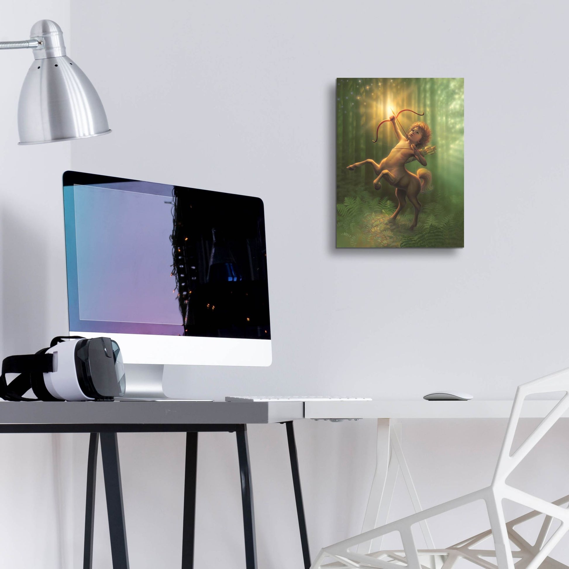 Epic Art 'Child Centaur' by Kirk Reinert, Acrylic Glass Wall Art,12x16