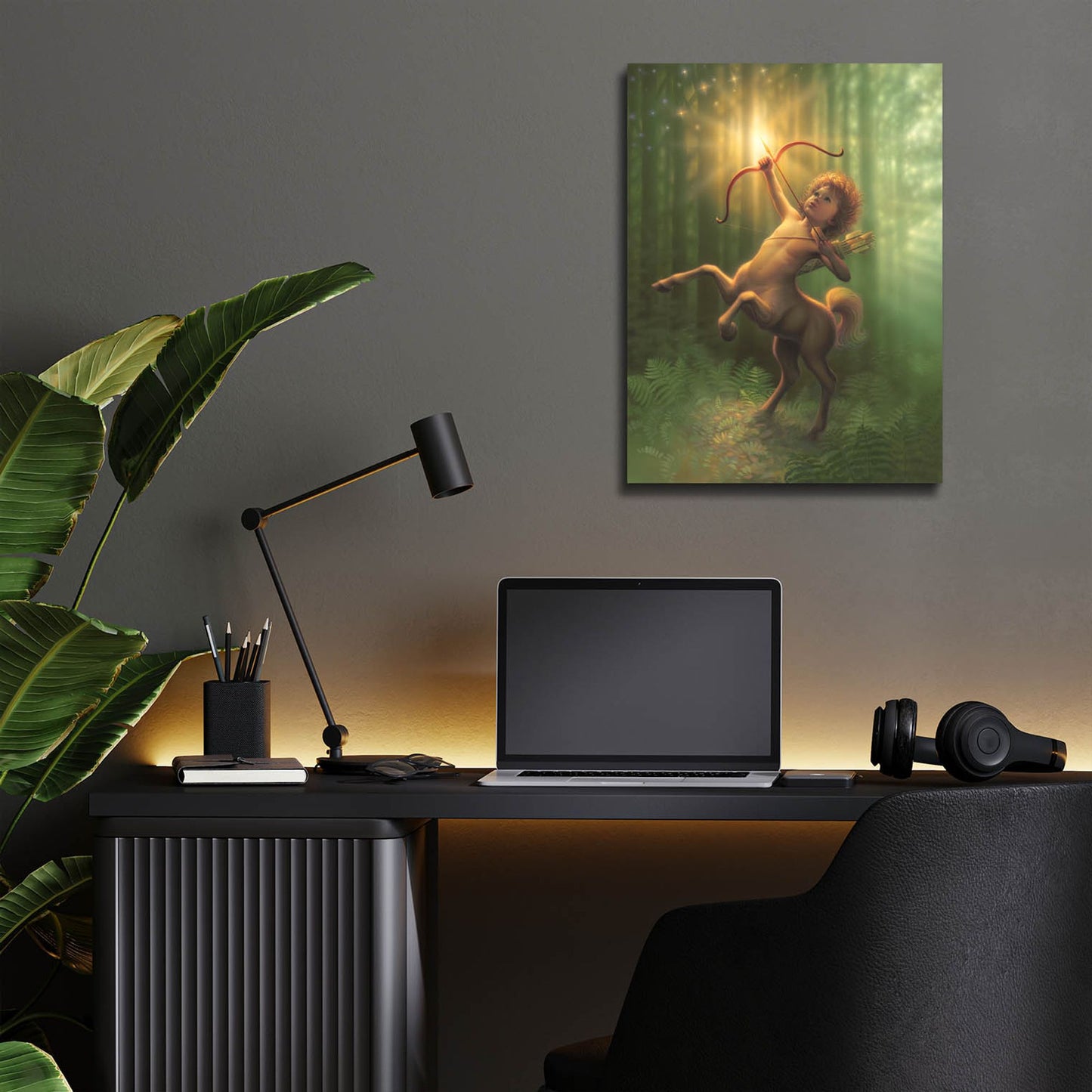 Epic Art 'Child Centaur' by Kirk Reinert, Acrylic Glass Wall Art,12x16