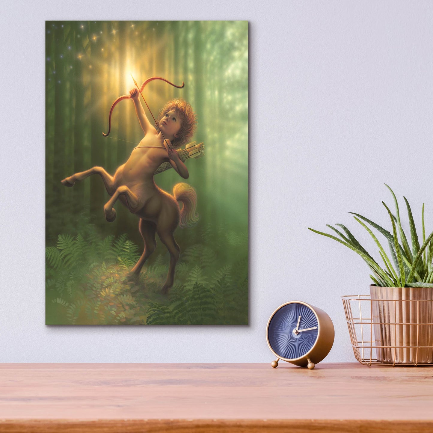 Epic Art 'Child Centaur' by Kirk Reinert, Acrylic Glass Wall Art,12x16