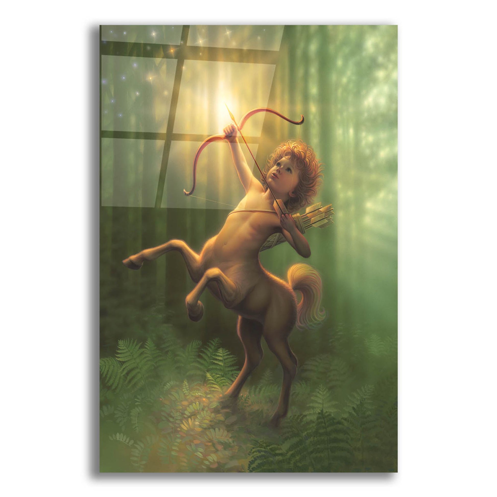 Epic Art 'Child Centaur' by Kirk Reinert, Acrylic Glass Wall Art,12x16