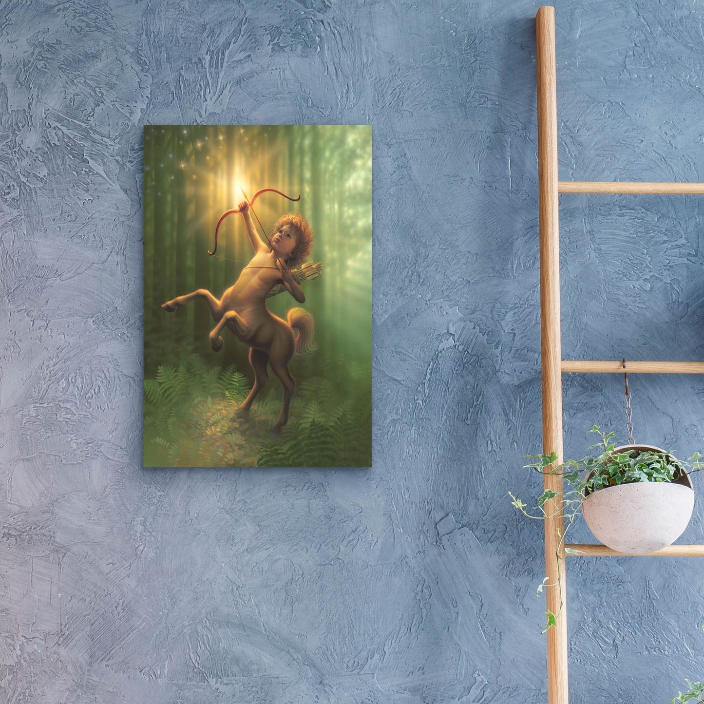 Epic Art 'Child Centaur' by Kirk Reinert, Acrylic Glass Wall Art,16x24