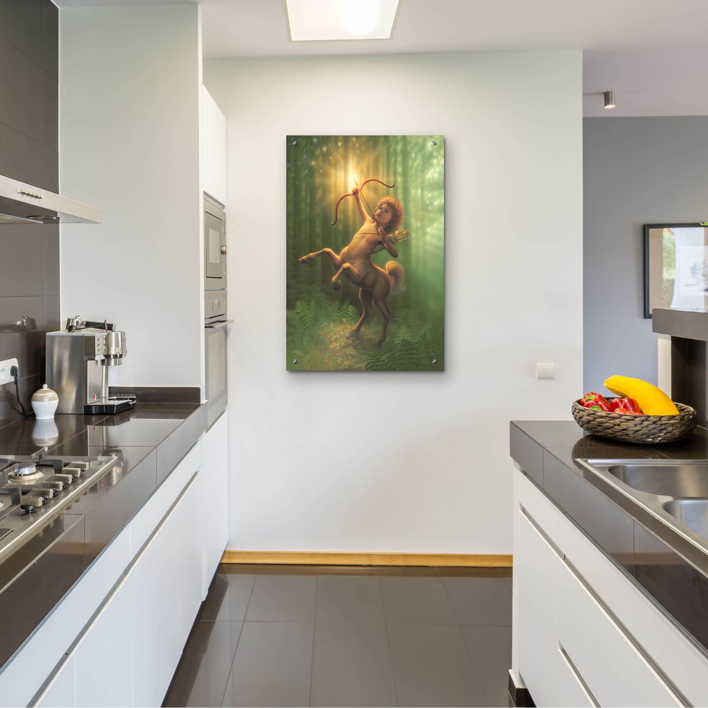 Epic Art 'Child Centaur' by Kirk Reinert, Acrylic Glass Wall Art,24x36