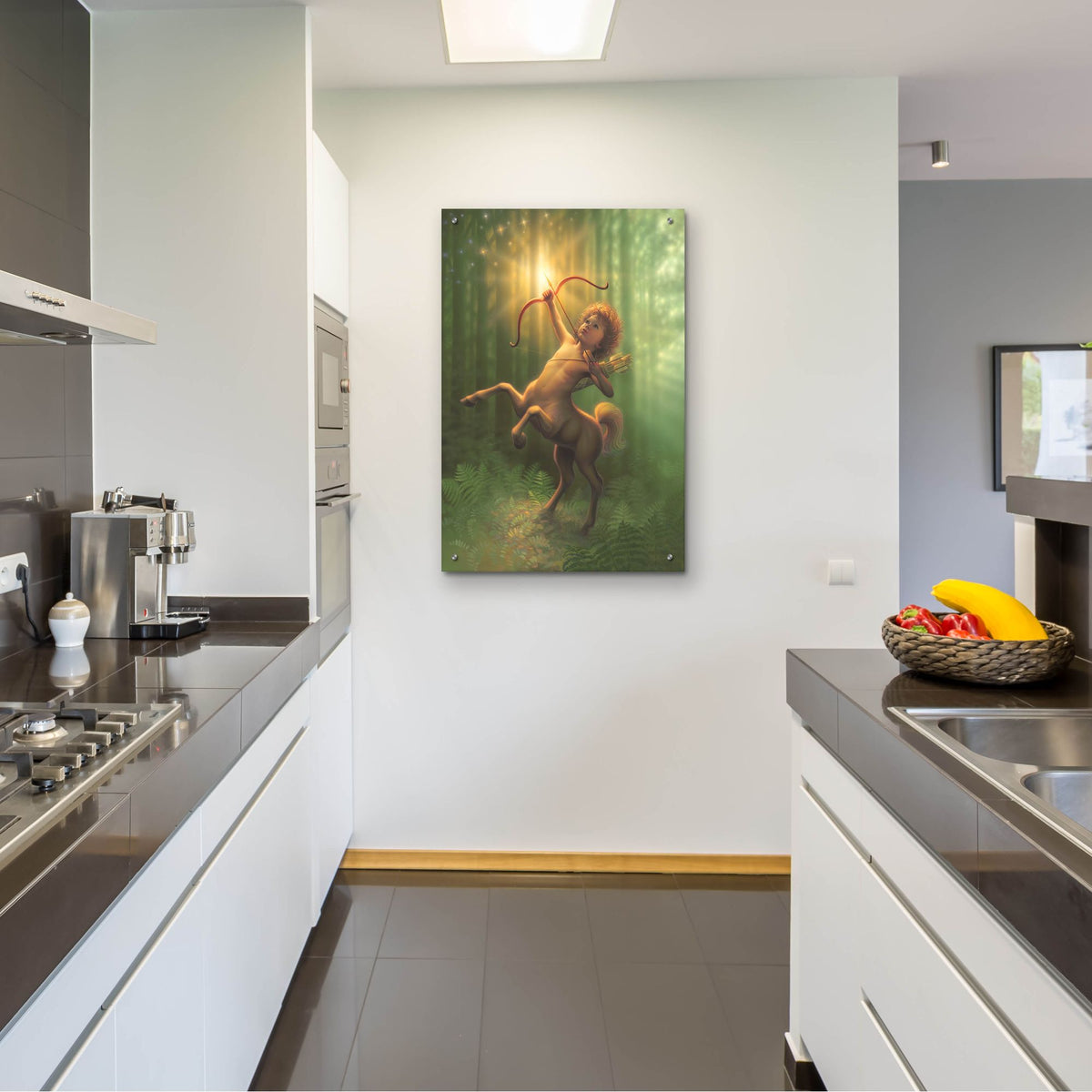 Epic Art 'Child Centaur' by Kirk Reinert, Acrylic Glass Wall Art,24x36