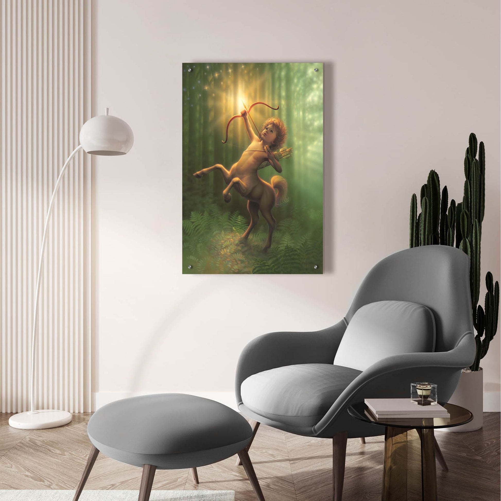 Epic Art 'Child Centaur' by Kirk Reinert, Acrylic Glass Wall Art,24x36