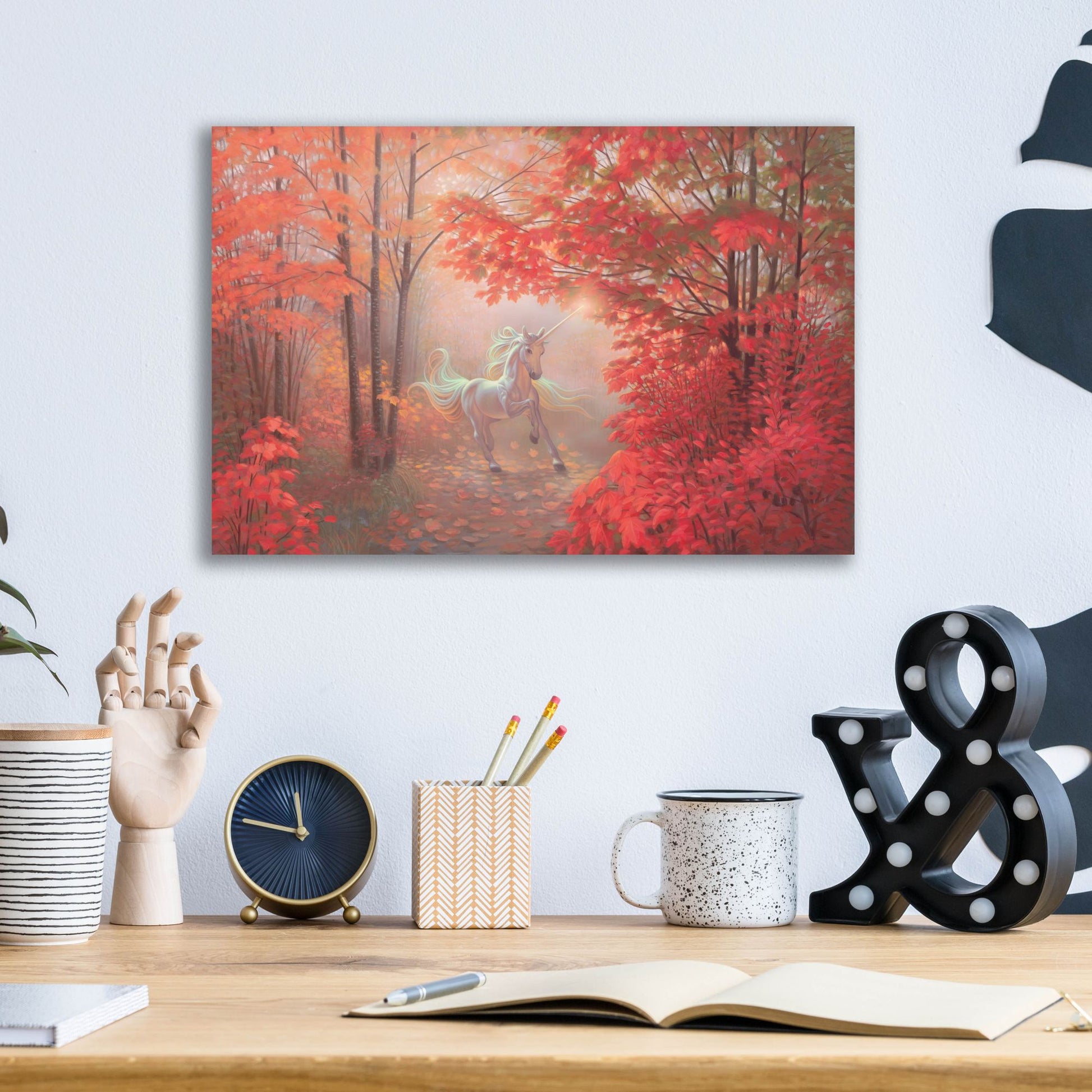 Epic Art 'Autumn Magic' by Kirk Reinert, Acrylic Glass Wall Art,16x12