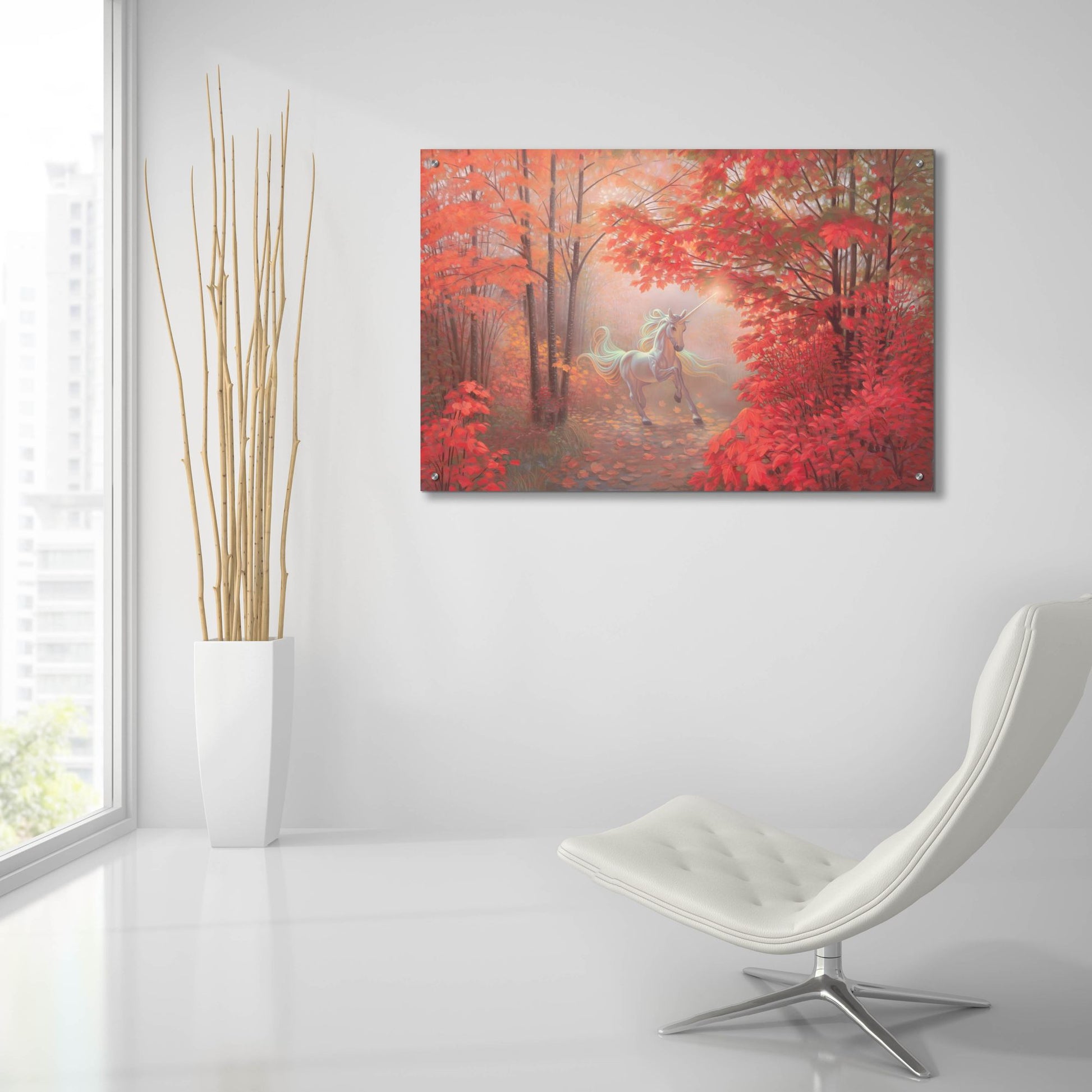 Epic Art 'Autumn Magic' by Kirk Reinert, Acrylic Glass Wall Art,36x24