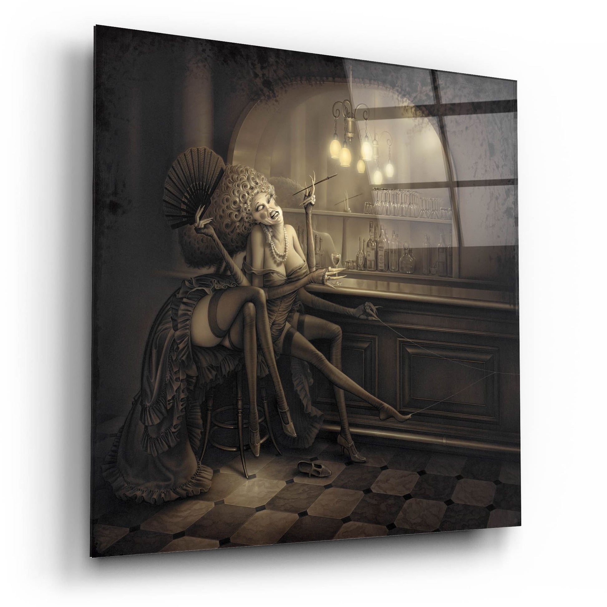 Epic Art 'Ida The Spider' by Kirk Reinert, Acrylic Glass Wall Art,12x12