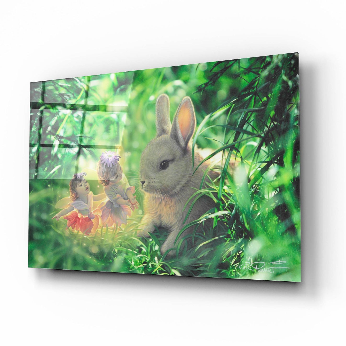 Epic Art 'Lost Baby' by Kirk Reinert, Acrylic Glass Wall Art,16x12