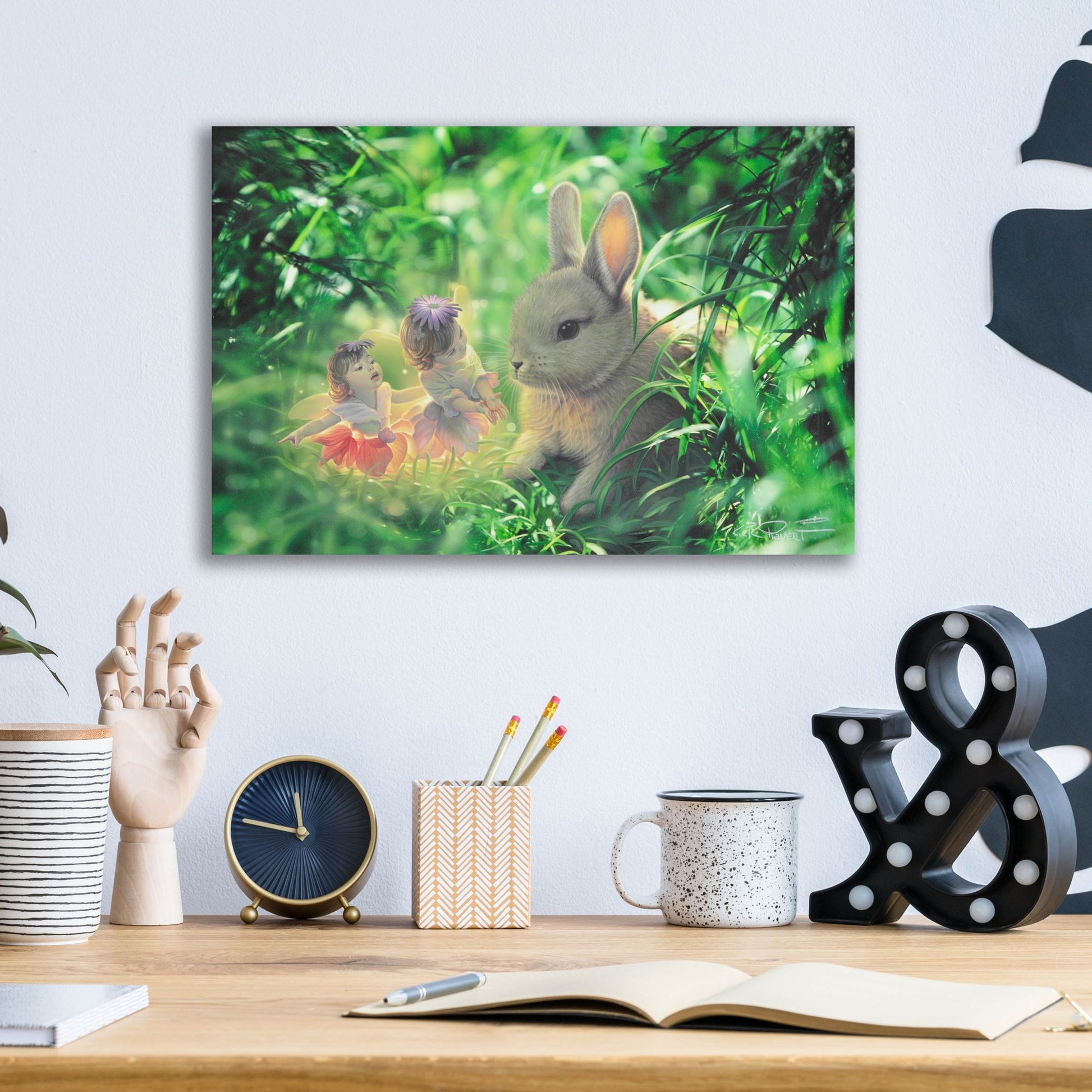 Epic Art 'Lost Baby' by Kirk Reinert, Acrylic Glass Wall Art,16x12