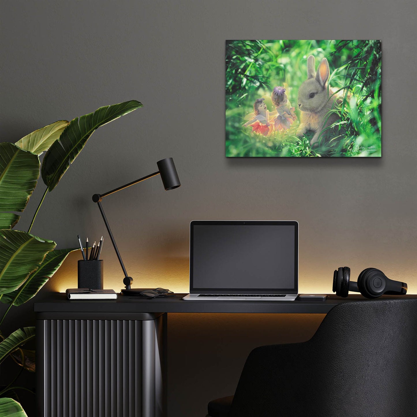 Epic Art 'Lost Baby' by Kirk Reinert, Acrylic Glass Wall Art,16x12