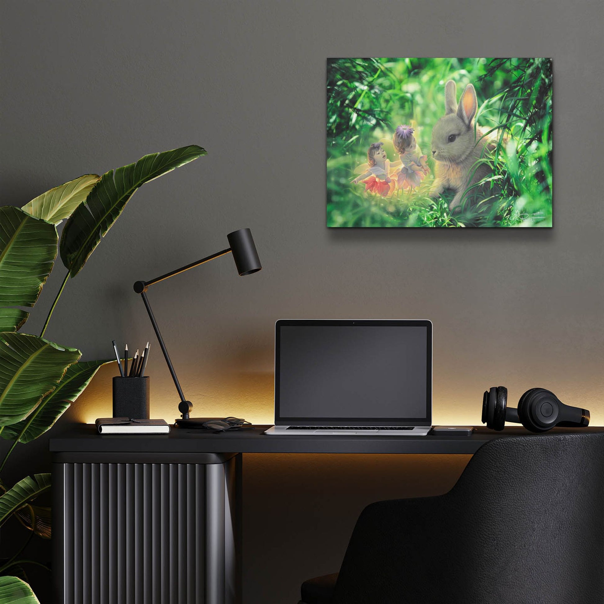 Epic Art 'Lost Baby' by Kirk Reinert, Acrylic Glass Wall Art,16x12