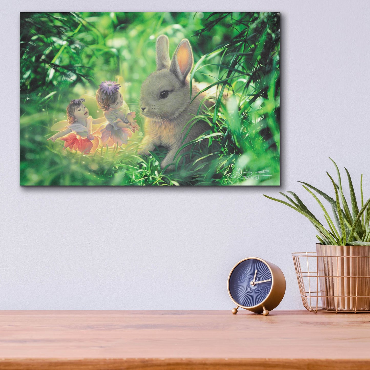 Epic Art 'Lost Baby' by Kirk Reinert, Acrylic Glass Wall Art,16x12