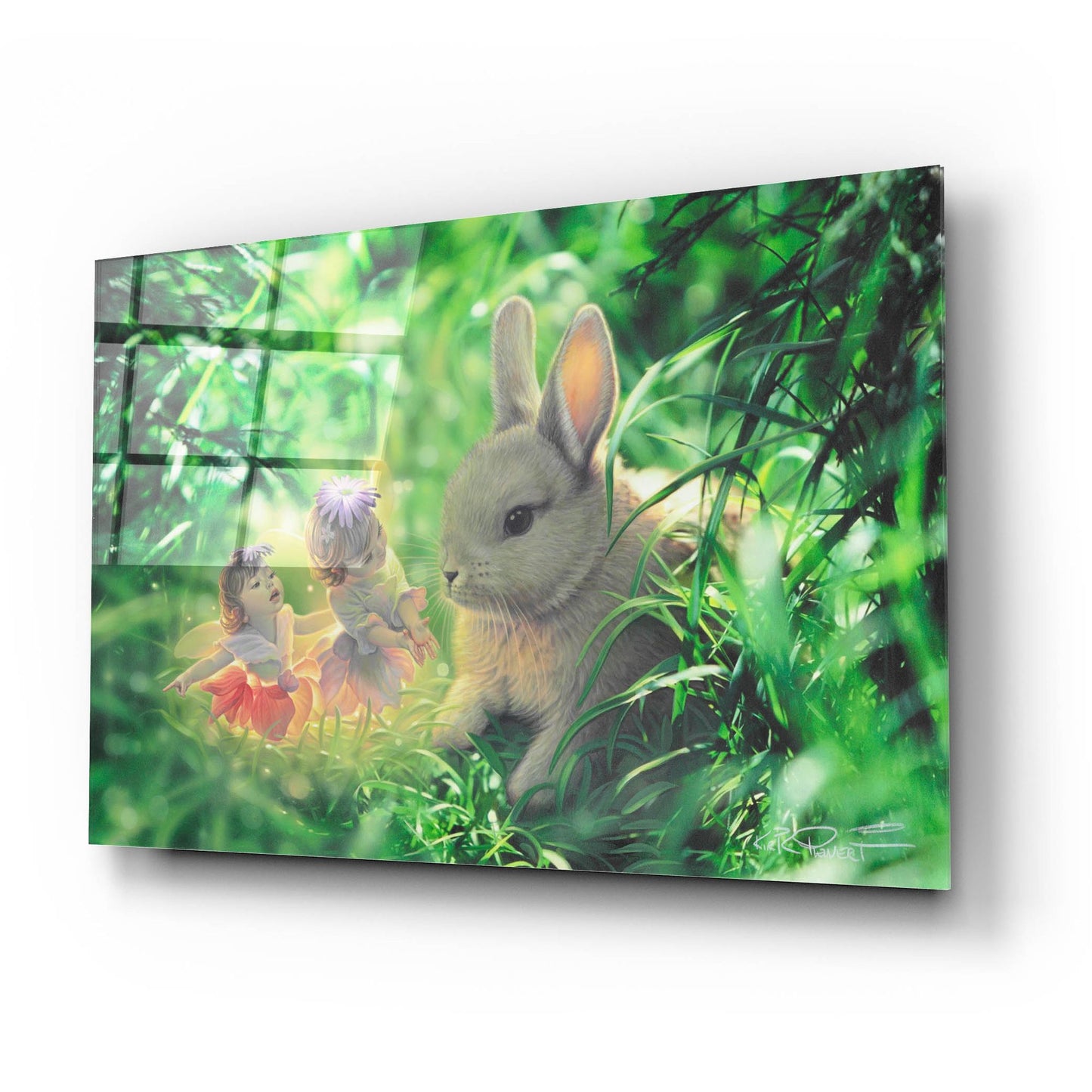 Epic Art 'Lost Baby' by Kirk Reinert, Acrylic Glass Wall Art,24x16