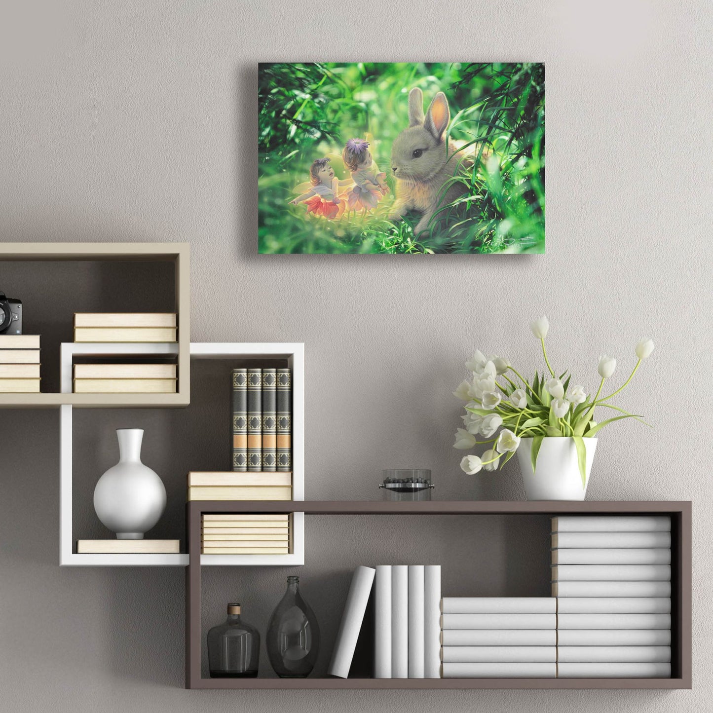 Epic Art 'Lost Baby' by Kirk Reinert, Acrylic Glass Wall Art,24x16