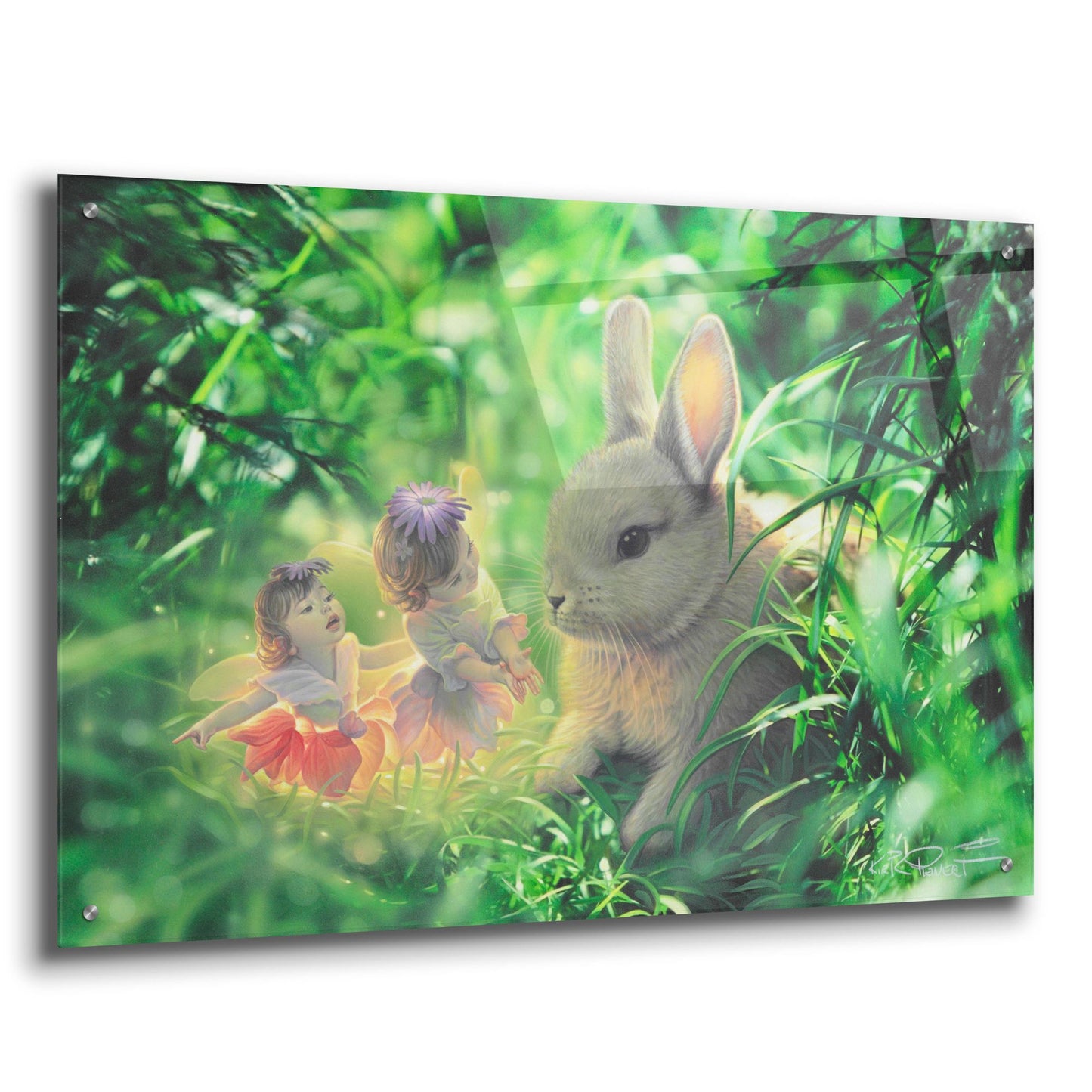 Epic Art 'Lost Baby' by Kirk Reinert, Acrylic Glass Wall Art,36x24