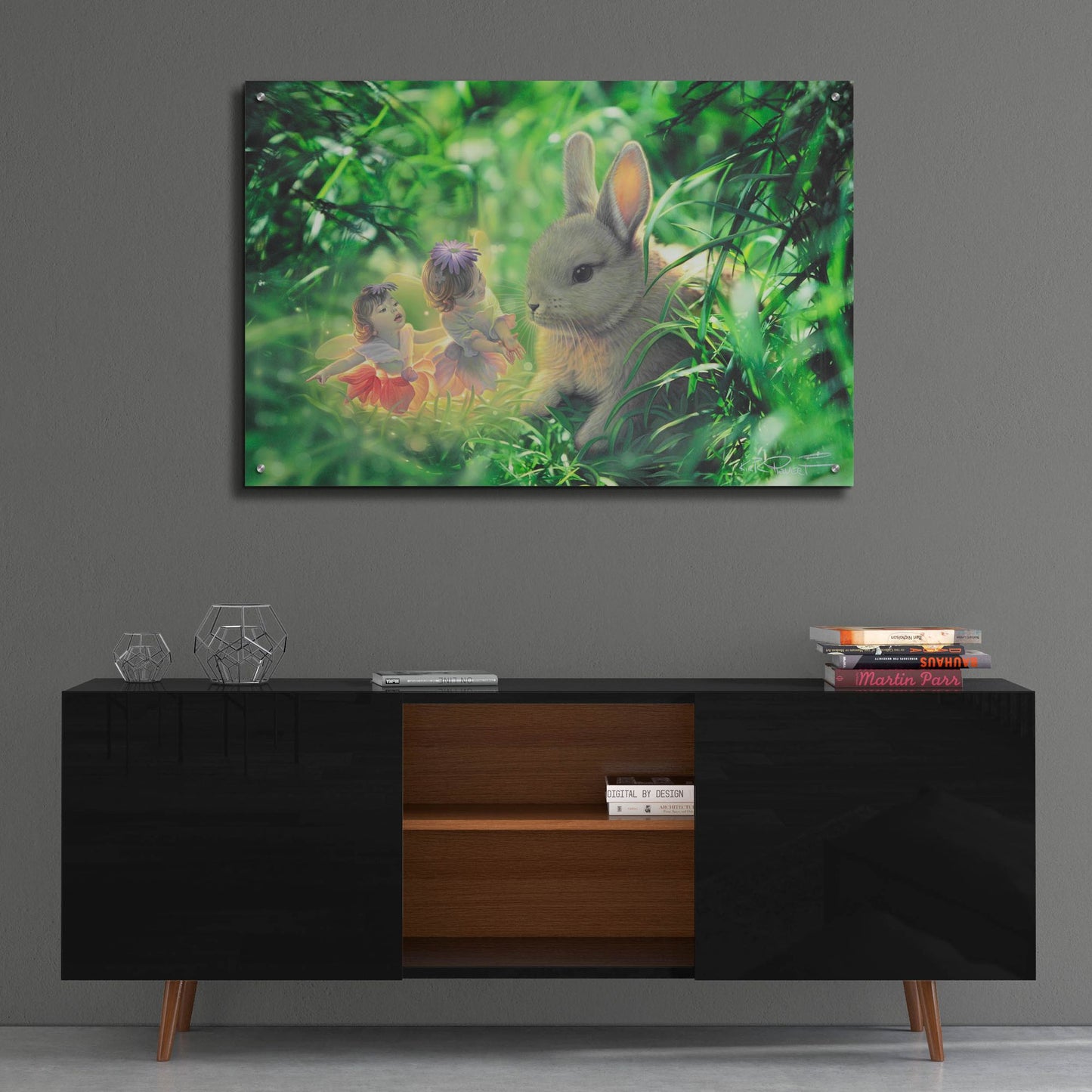 Epic Art 'Lost Baby' by Kirk Reinert, Acrylic Glass Wall Art,36x24