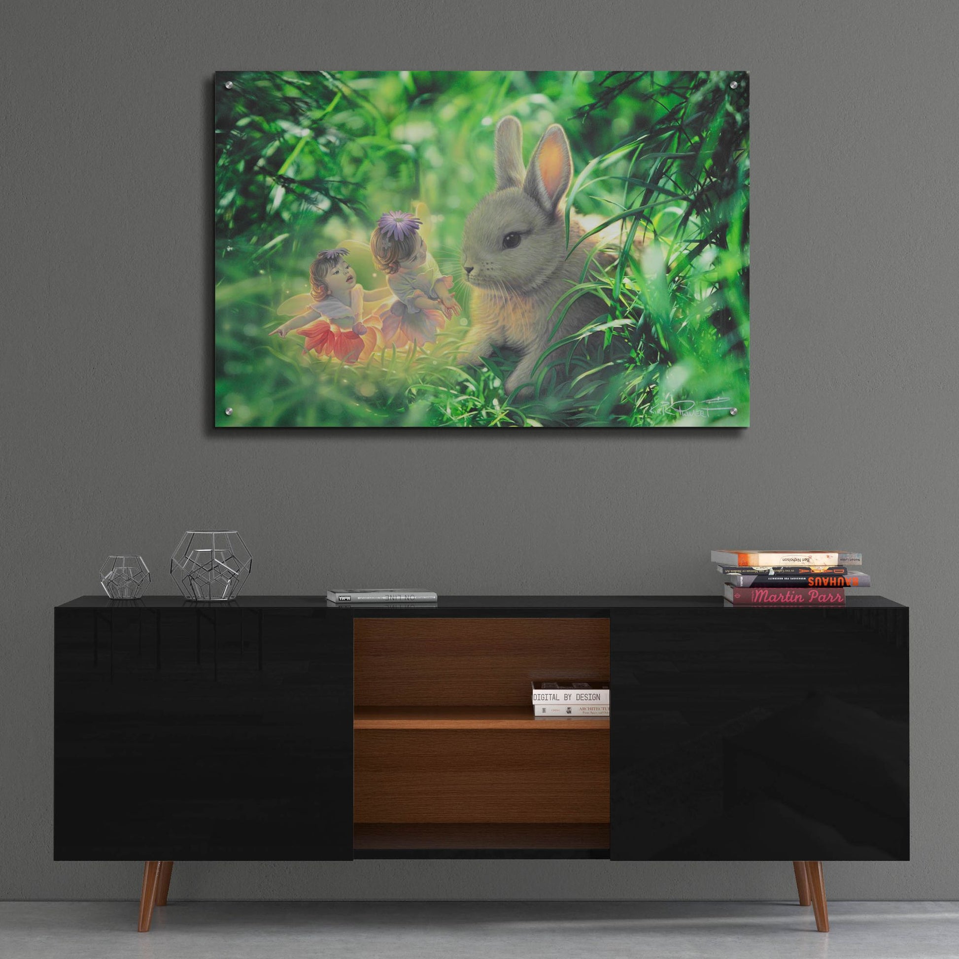 Epic Art 'Lost Baby' by Kirk Reinert, Acrylic Glass Wall Art,36x24