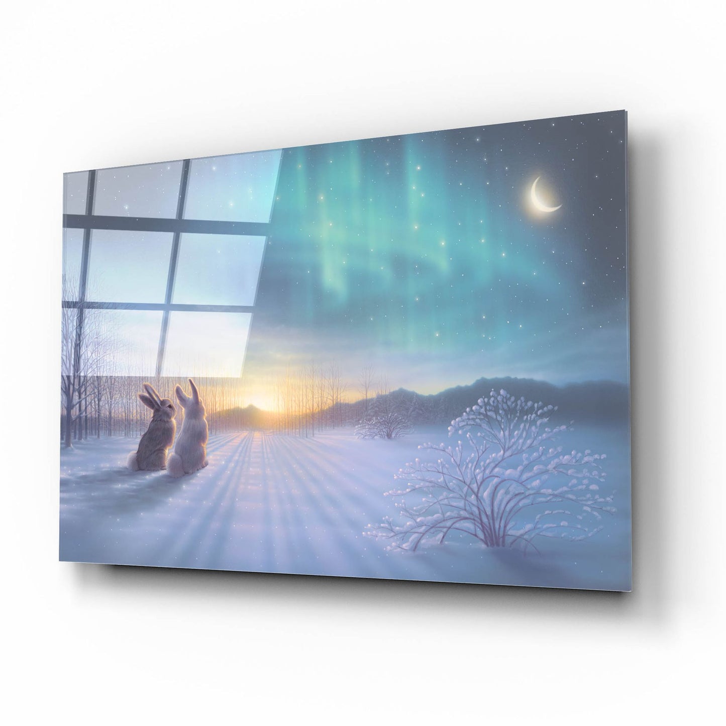 Epic Art 'Lovely-Lovely Night' by Kirk Reinert, Acrylic Glass Wall Art,16x12