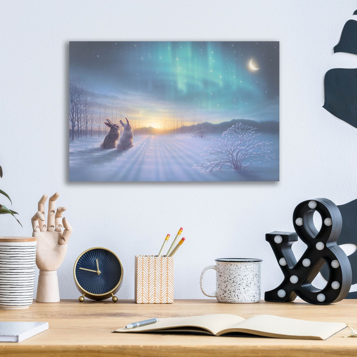 Epic Art 'Lovely-Lovely Night' by Kirk Reinert, Acrylic Glass Wall Art,16x12