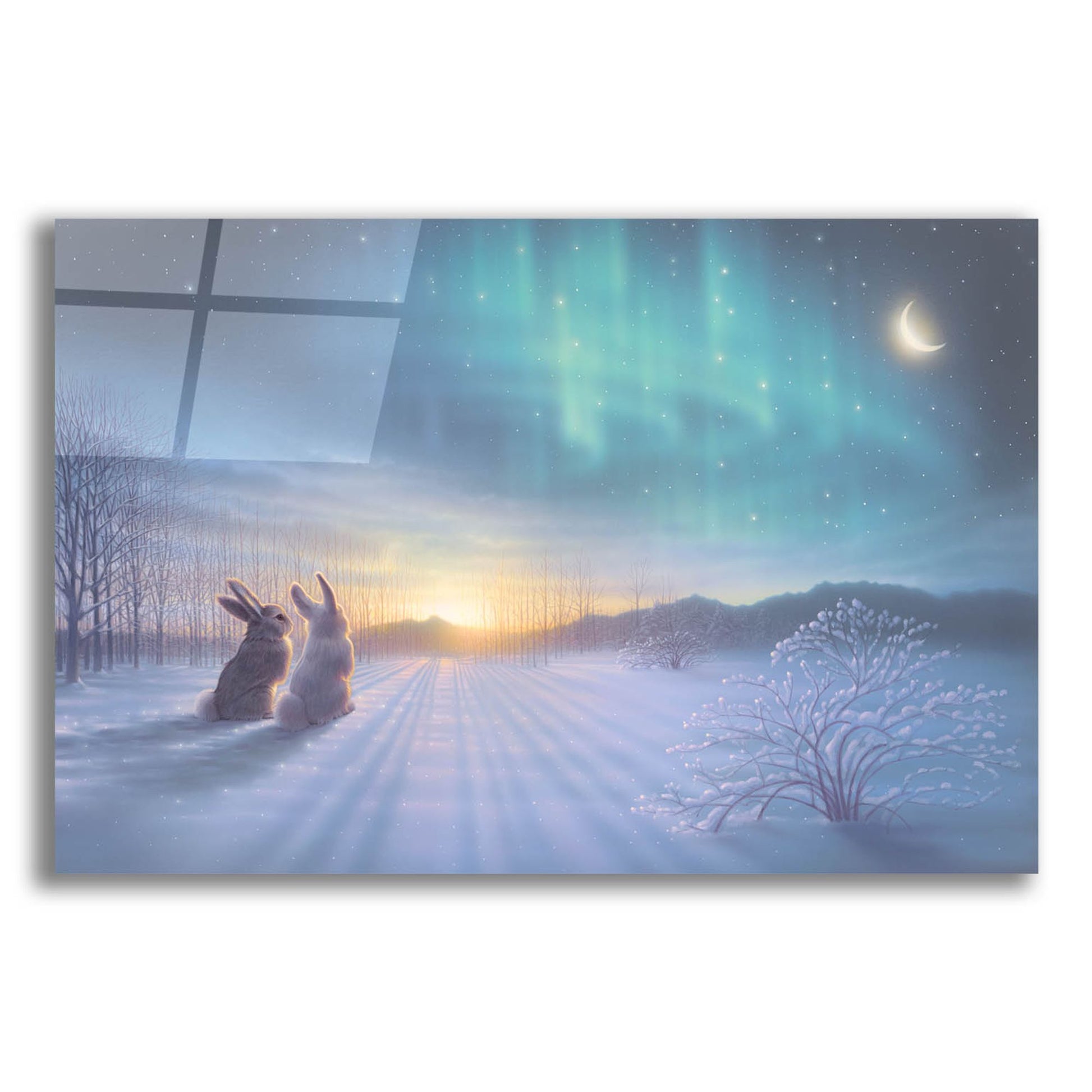 Epic Art 'Lovely-Lovely Night' by Kirk Reinert, Acrylic Glass Wall Art,16x12