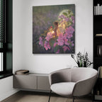 Epic Art 'Sakura Moon' by Kirk Reinert, Acrylic Glass Wall Art,36x36