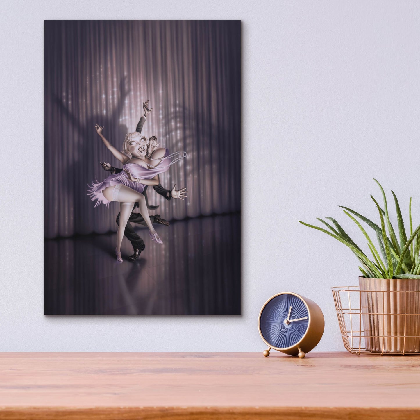 Epic Art 'The Devils Music' by Kirk Reinert, Acrylic Glass Wall Art,12x16