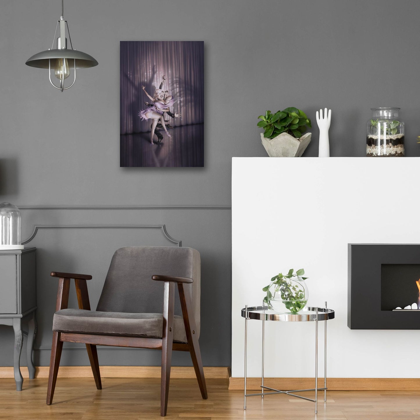 Epic Art 'The Devils Music' by Kirk Reinert, Acrylic Glass Wall Art,16x24