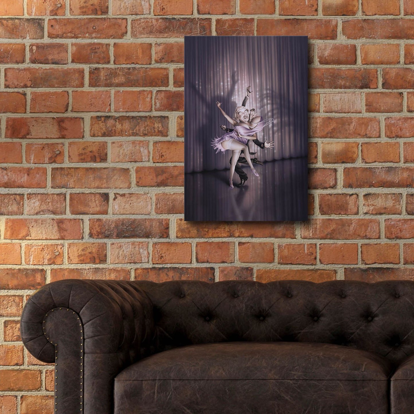 Epic Art 'The Devils Music' by Kirk Reinert, Acrylic Glass Wall Art,16x24