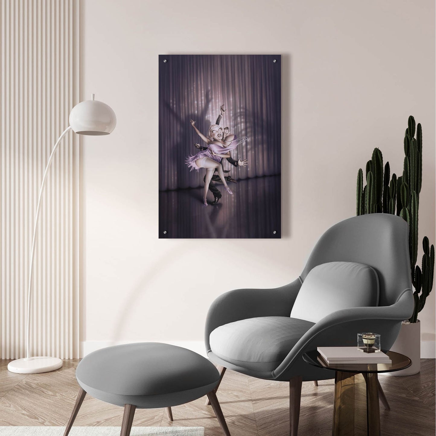Epic Art 'The Devils Music' by Kirk Reinert, Acrylic Glass Wall Art,24x36