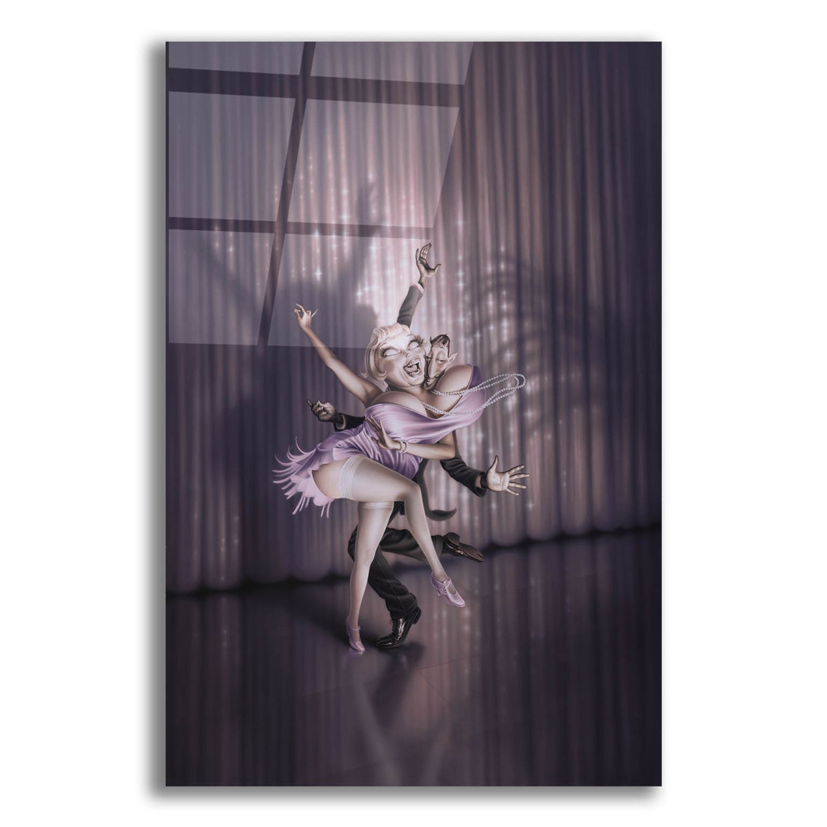 Epic Art 'The Devils Music' by Kirk Reinert, Acrylic Glass Wall Art