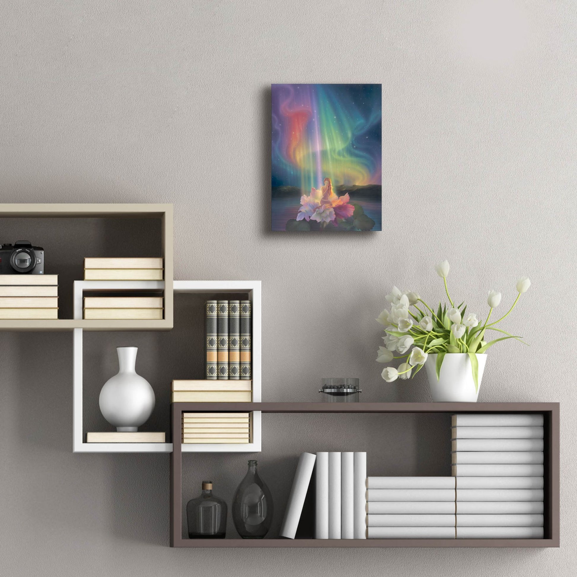 Epic Art 'Child Of Light L' by Kirk Reinert, Acrylic Glass Wall Art,12x16