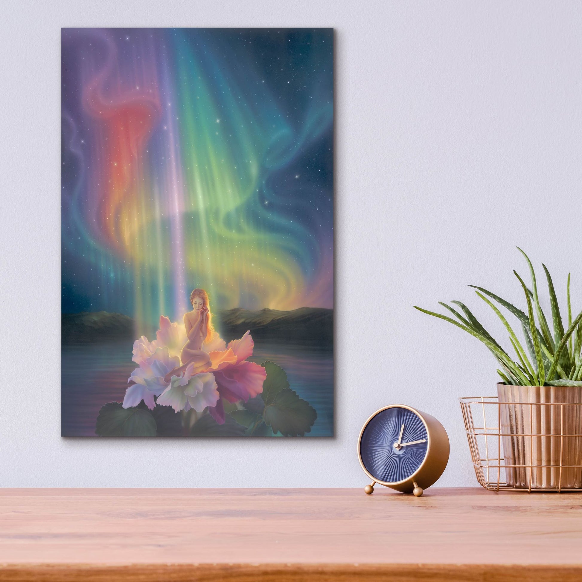 Epic Art 'Child Of Light L' by Kirk Reinert, Acrylic Glass Wall Art,12x16