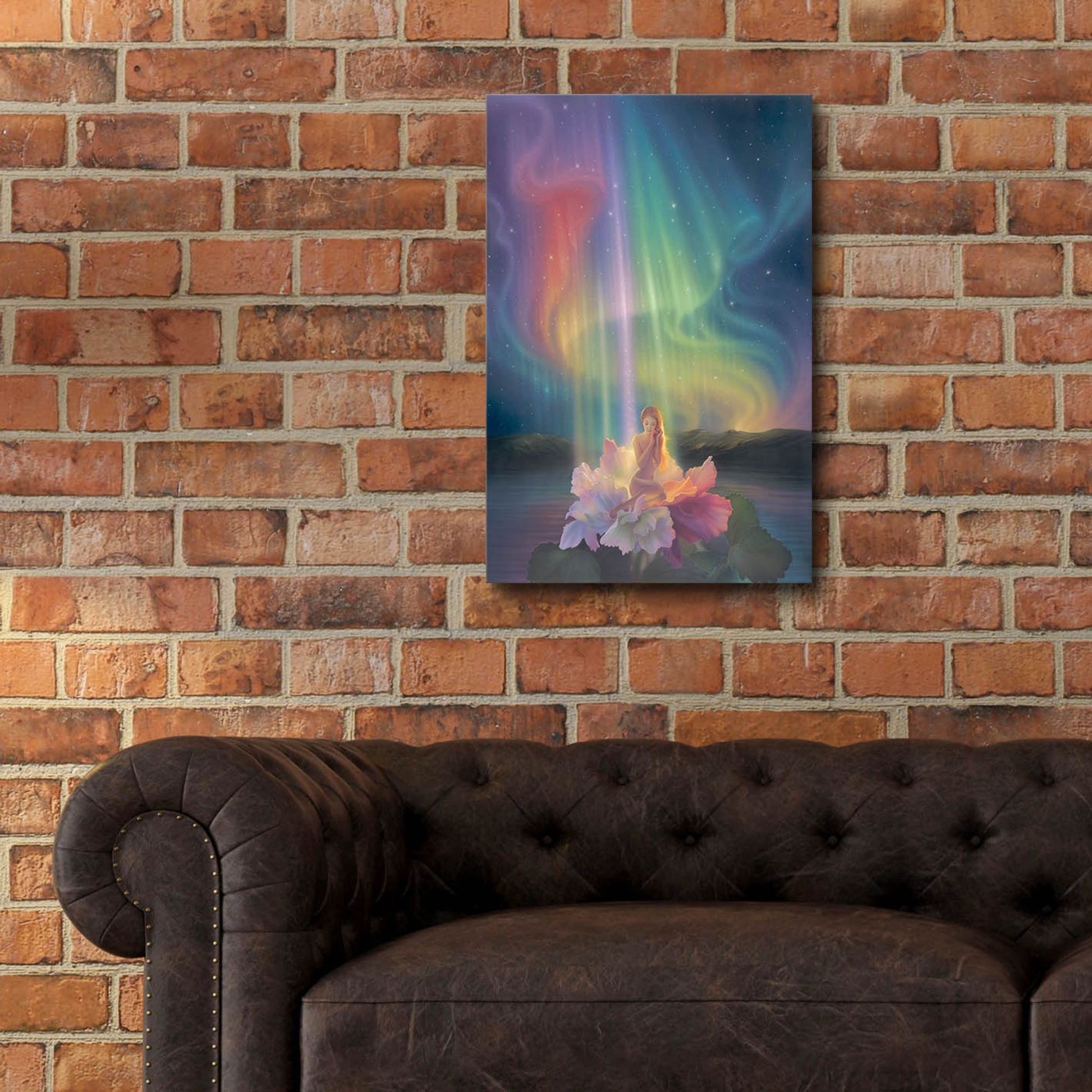 Epic Art 'Child Of Light L' by Kirk Reinert, Acrylic Glass Wall Art,16x24