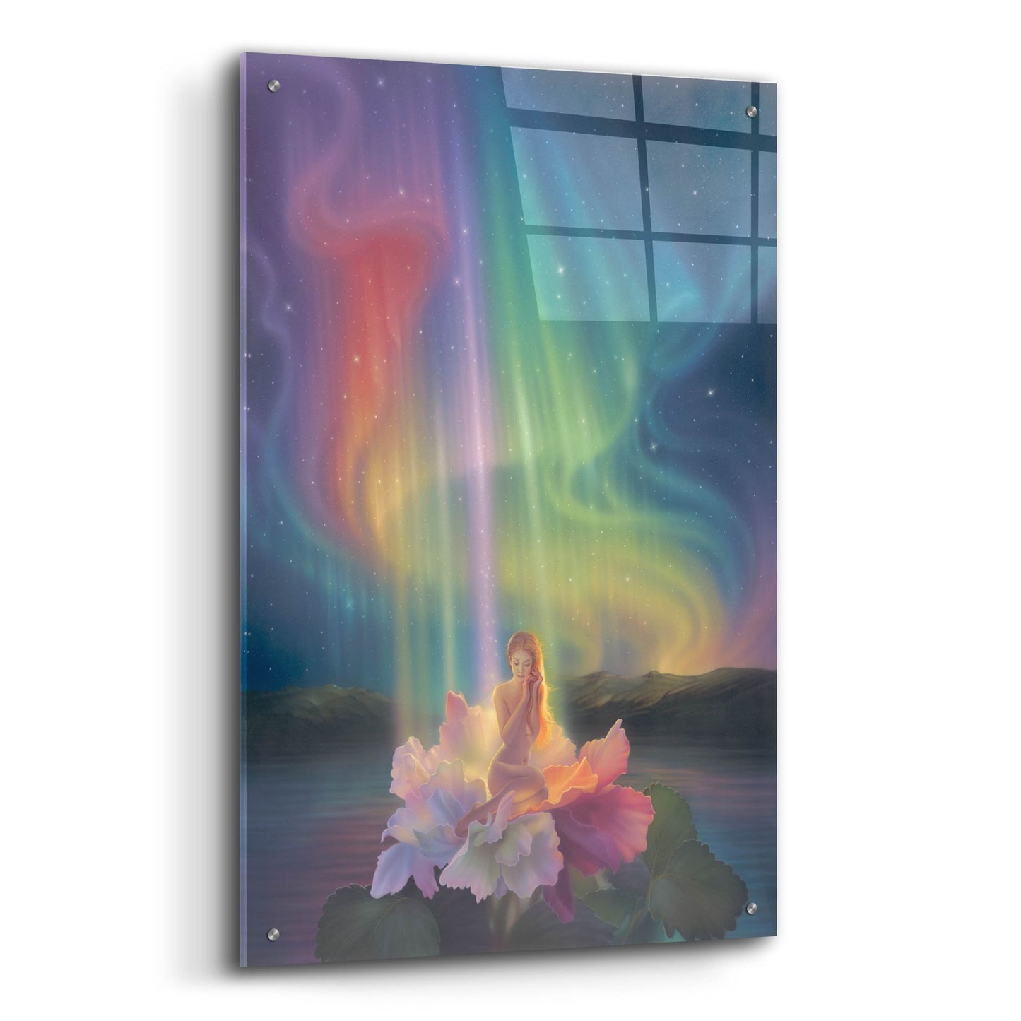 Epic Art 'Child Of Light L' by Kirk Reinert, Acrylic Glass Wall Art,24x36