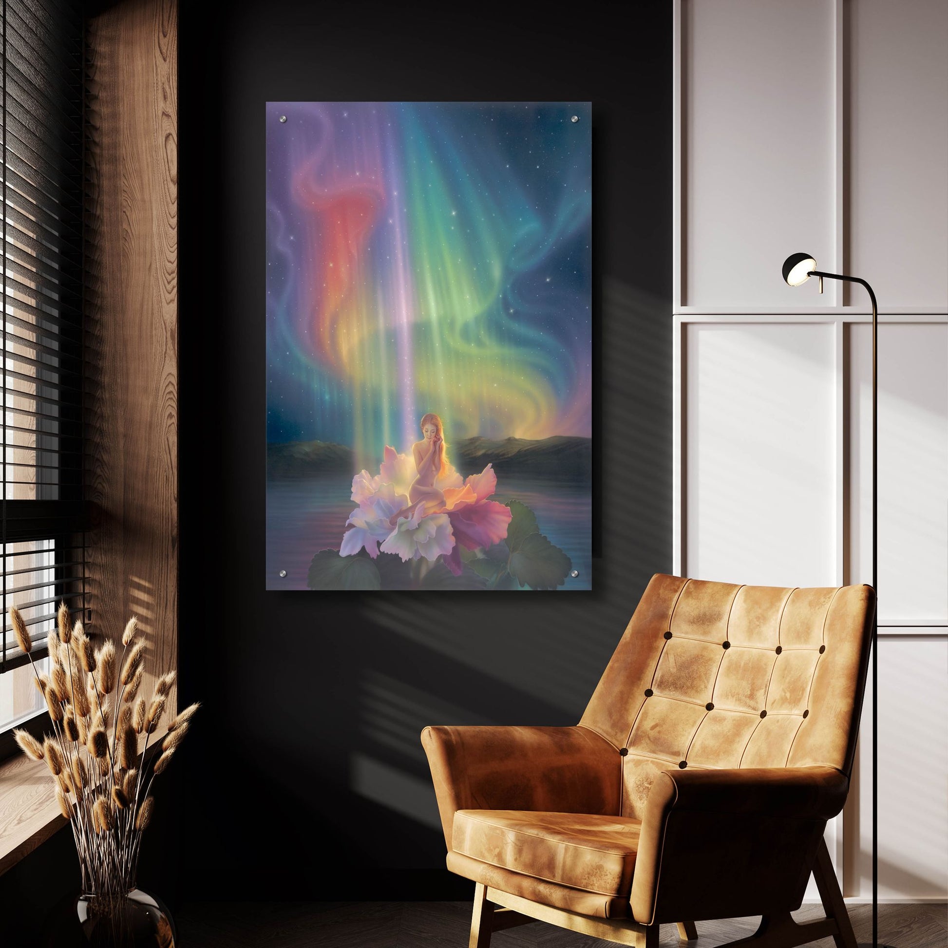 Epic Art 'Child Of Light L' by Kirk Reinert, Acrylic Glass Wall Art,24x36