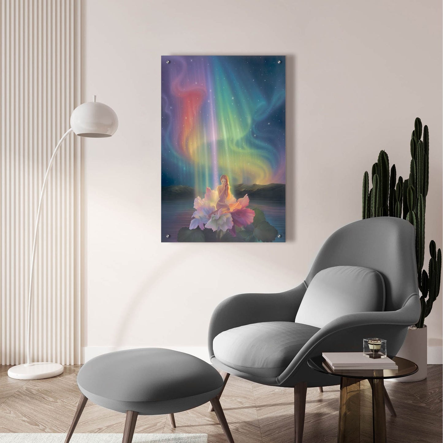 Epic Art 'Child Of Light L' by Kirk Reinert, Acrylic Glass Wall Art,24x36