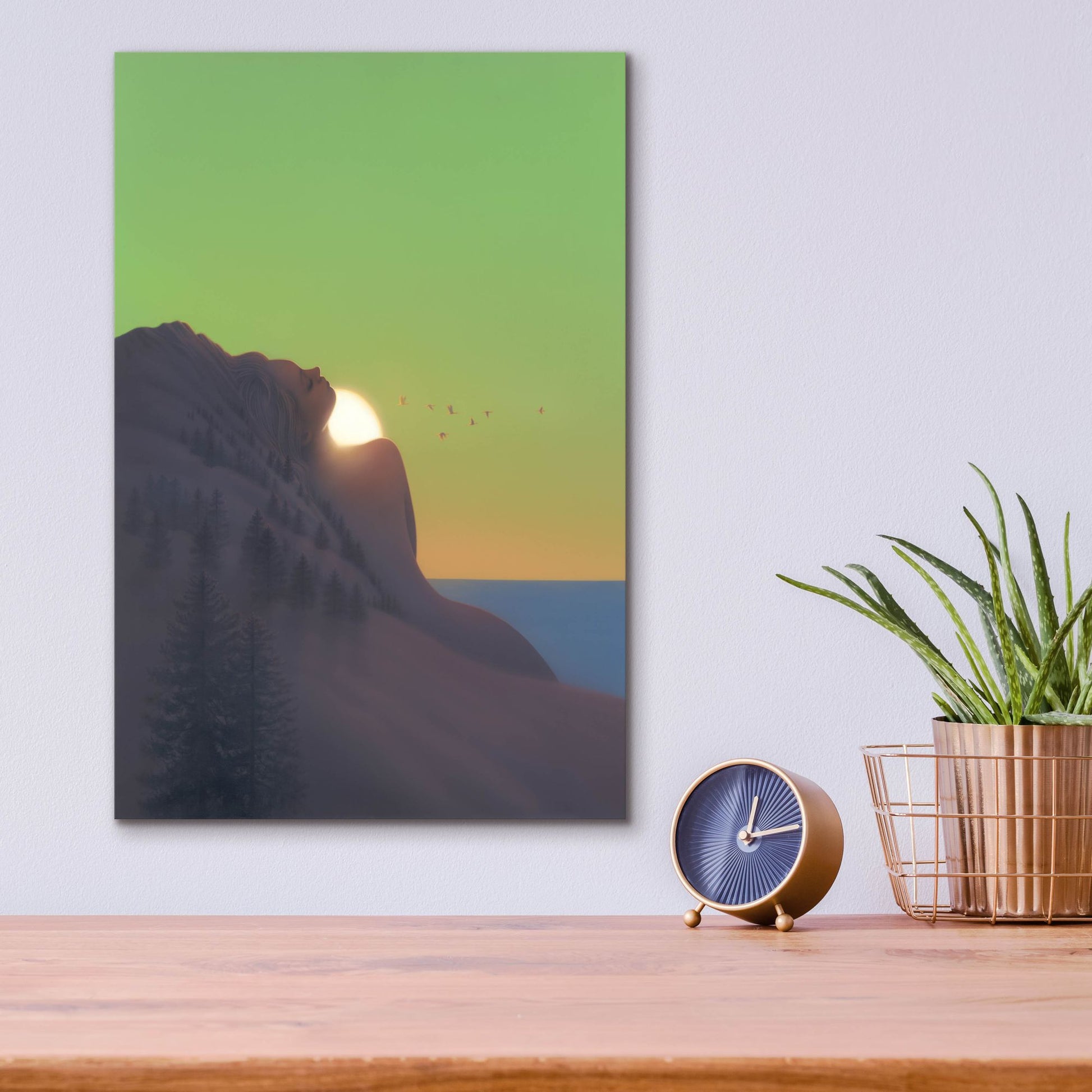 Epic Art 'Island Goddess' by Kirk Reinert, Acrylic Glass Wall Art,12x16