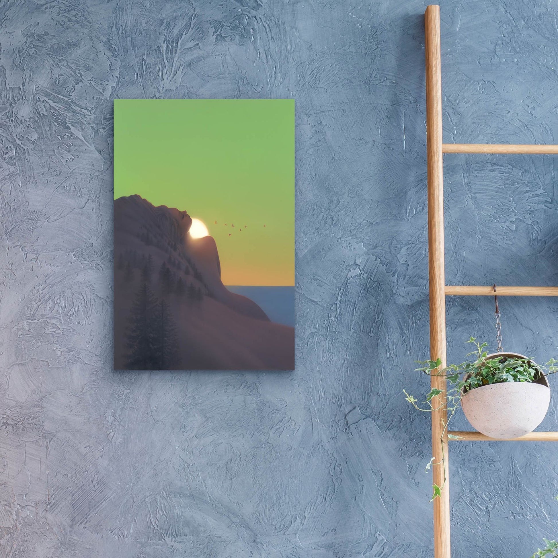 Epic Art 'Island Goddess' by Kirk Reinert, Acrylic Glass Wall Art,16x24