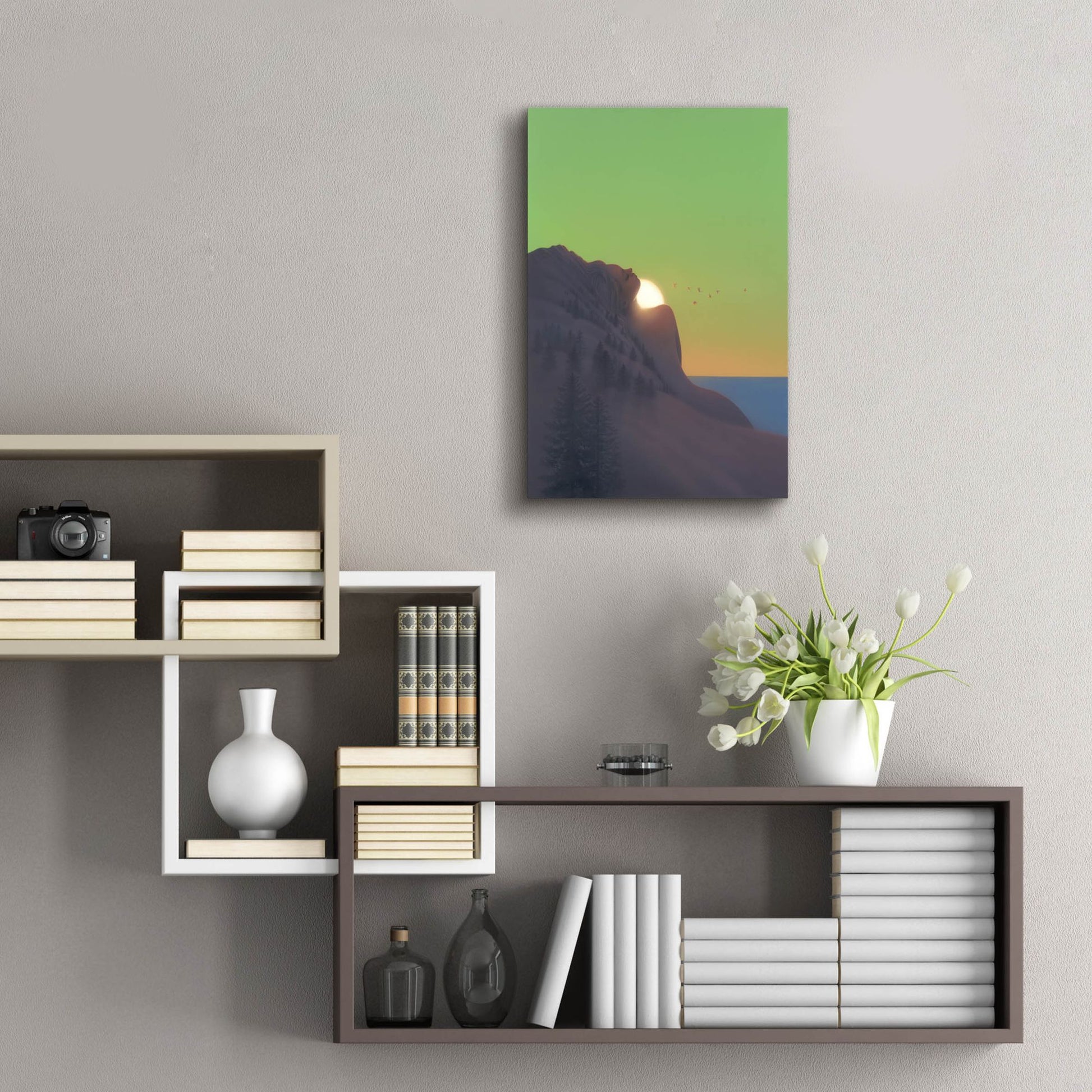 Epic Art 'Island Goddess' by Kirk Reinert, Acrylic Glass Wall Art,16x24