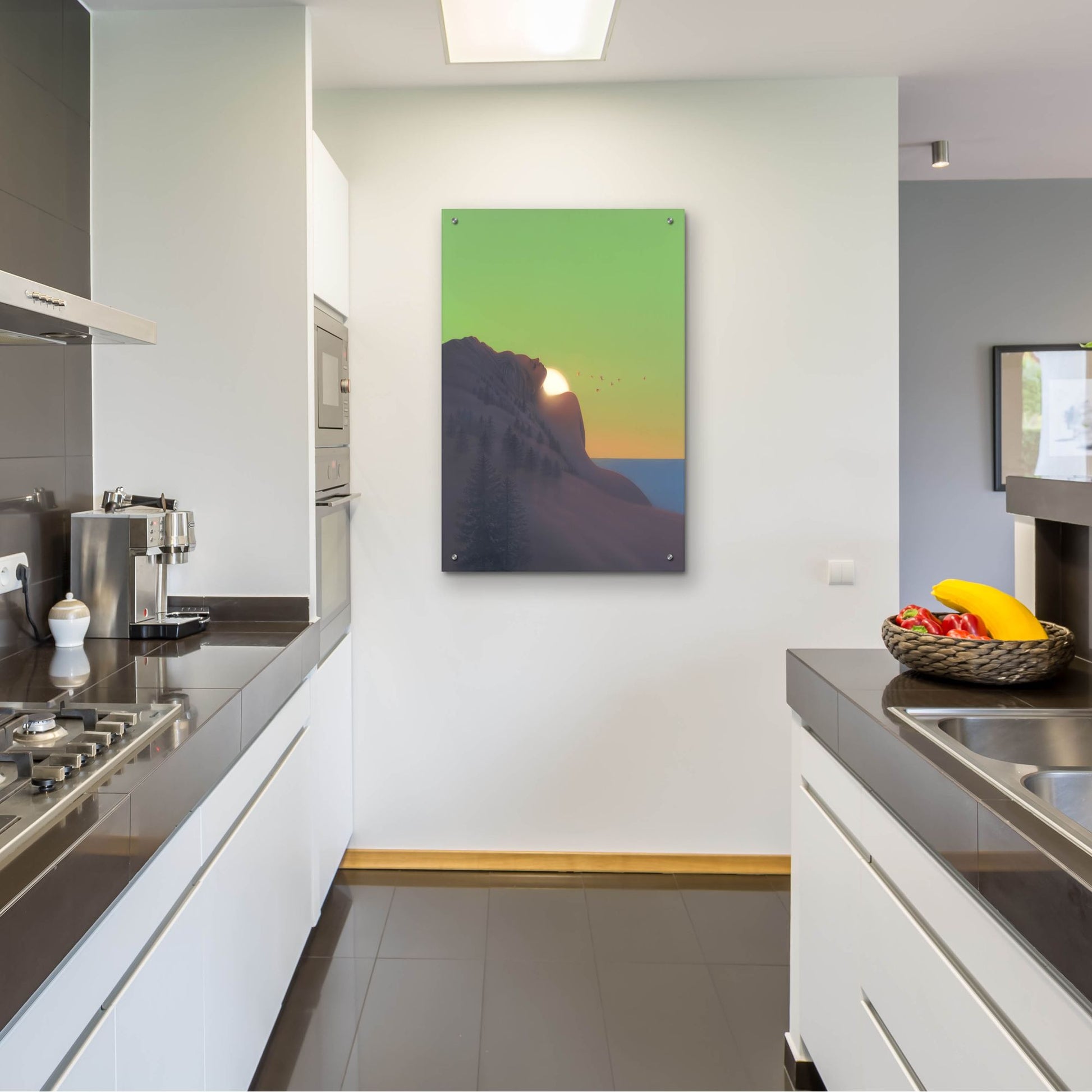 Epic Art 'Island Goddess' by Kirk Reinert, Acrylic Glass Wall Art,24x36