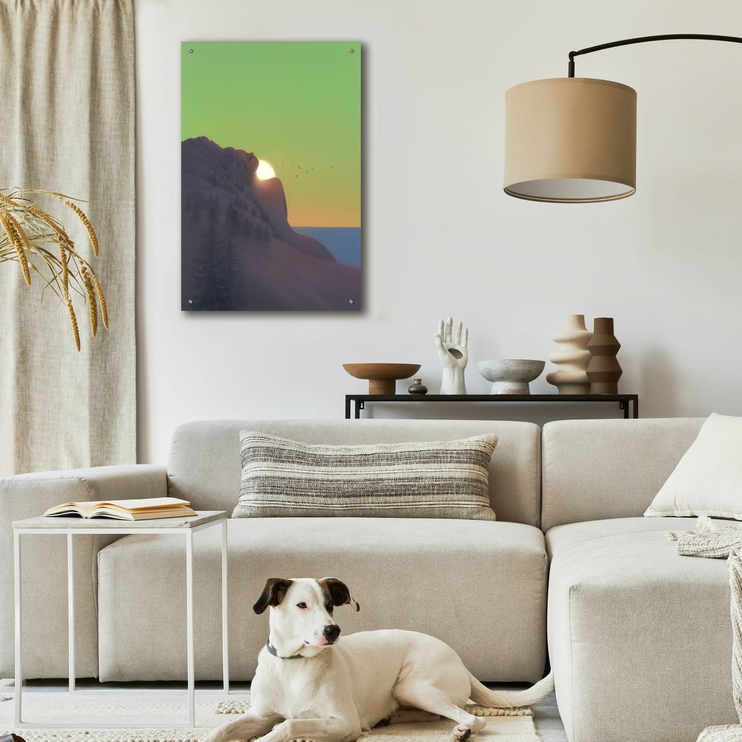 Epic Art 'Island Goddess' by Kirk Reinert, Acrylic Glass Wall Art,24x36