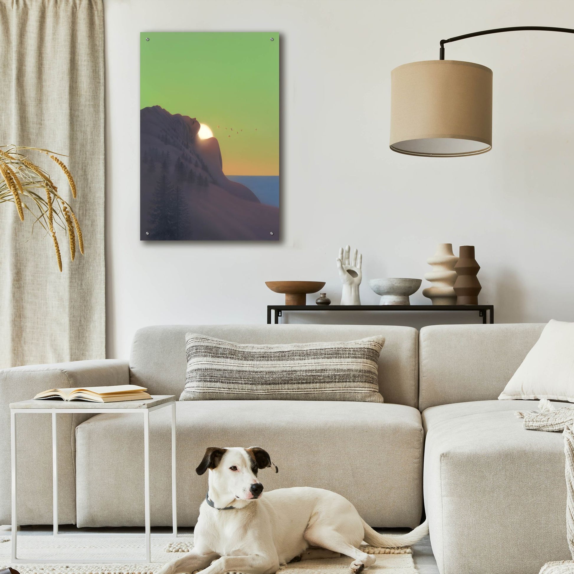 Epic Art 'Island Goddess' by Kirk Reinert, Acrylic Glass Wall Art,24x36