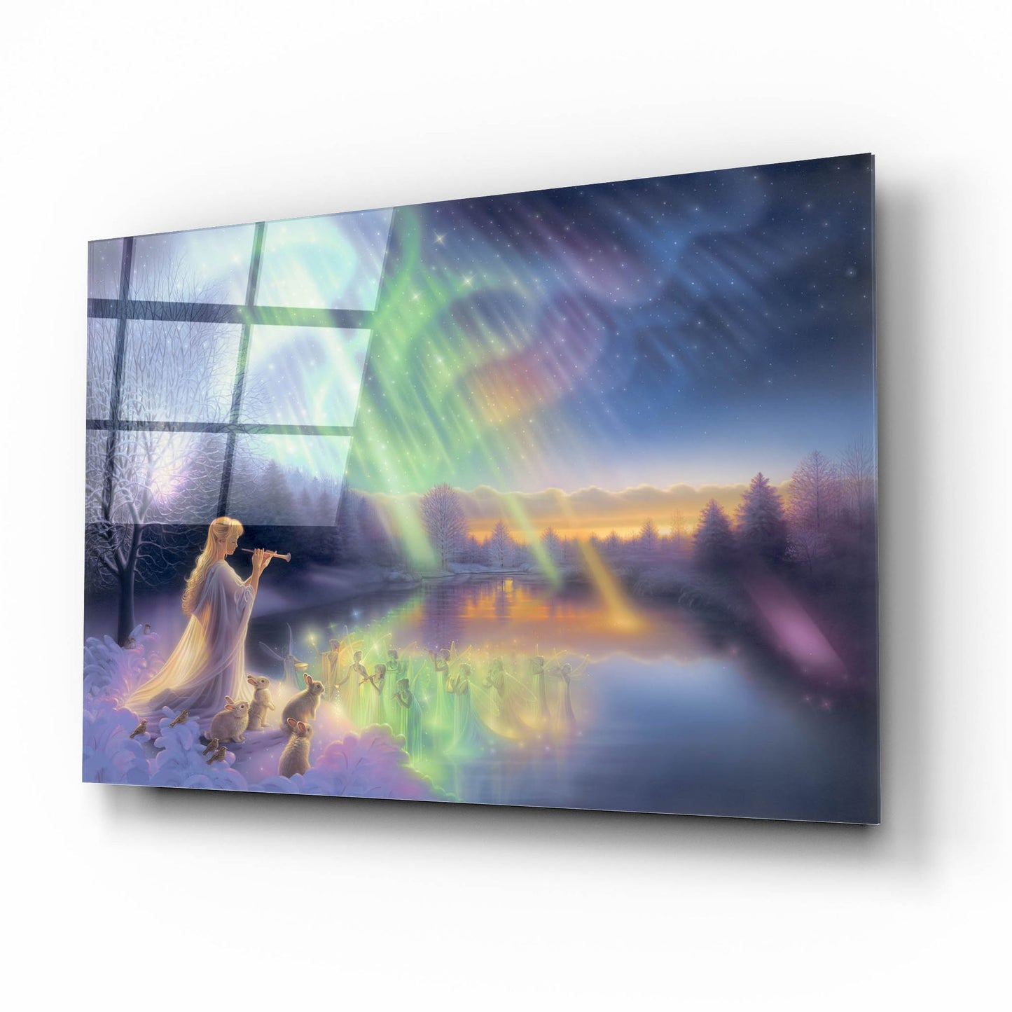 Epic Art 'Twilight Fantasia' by Kirk Reinert, Acrylic Glass Wall Art,16x12