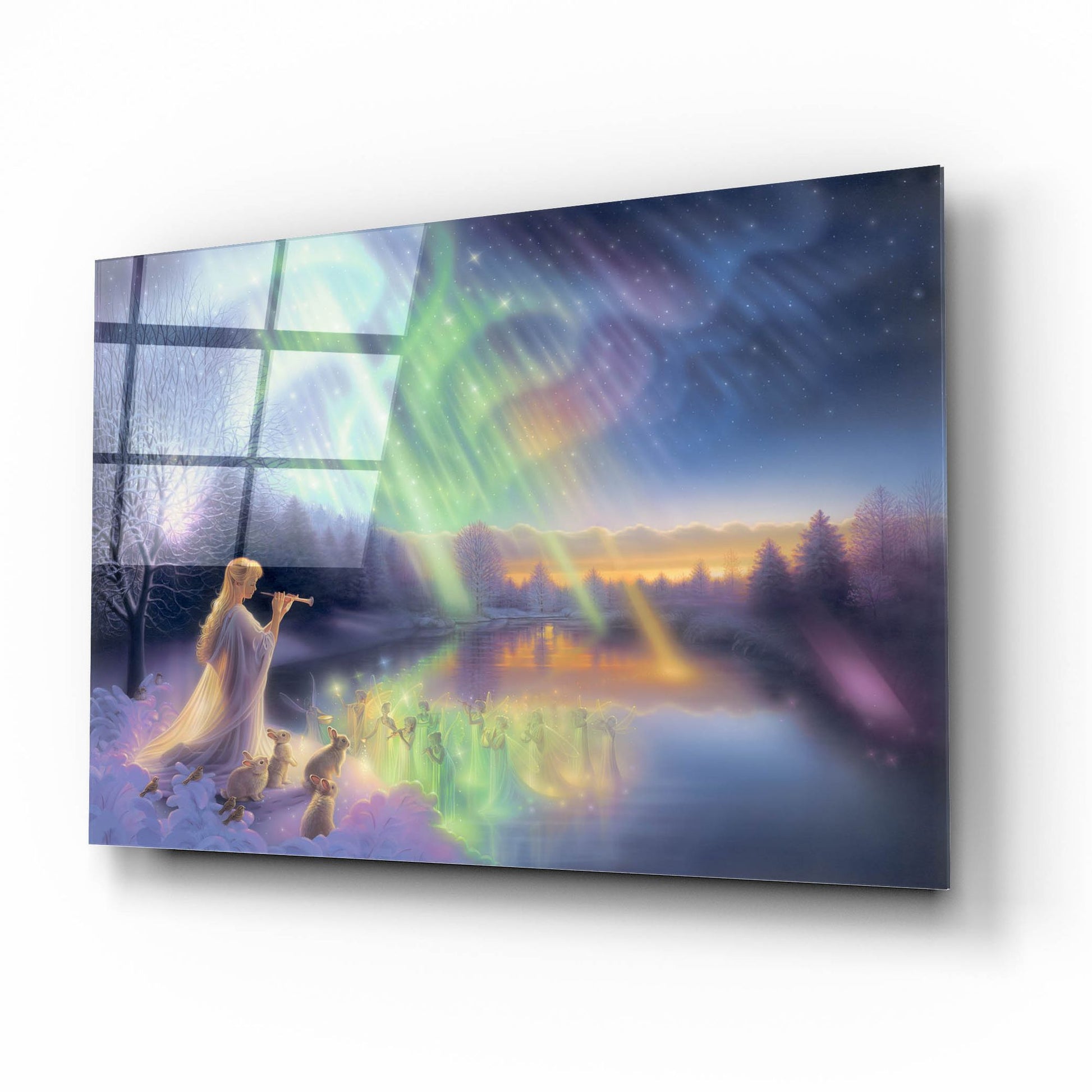 Epic Art 'Twilight Fantasia' by Kirk Reinert, Acrylic Glass Wall Art,16x12