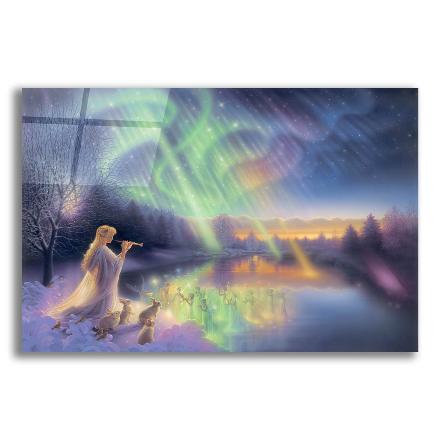 Epic Art 'Twilight Fantasia' by Kirk Reinert, Acrylic Glass Wall Art,16x12