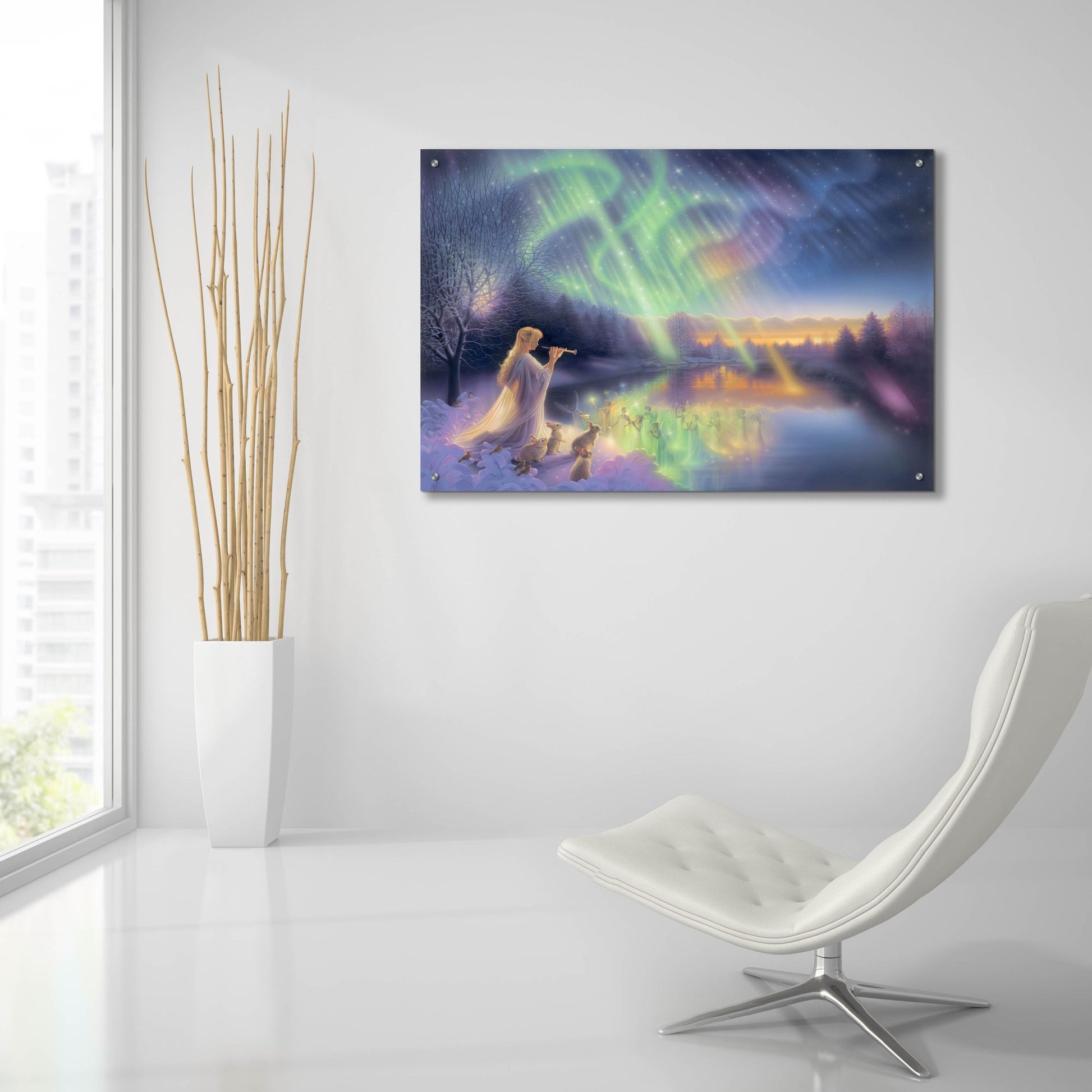 Epic Art 'Twilight Fantasia' by Kirk Reinert, Acrylic Glass Wall Art,36x24