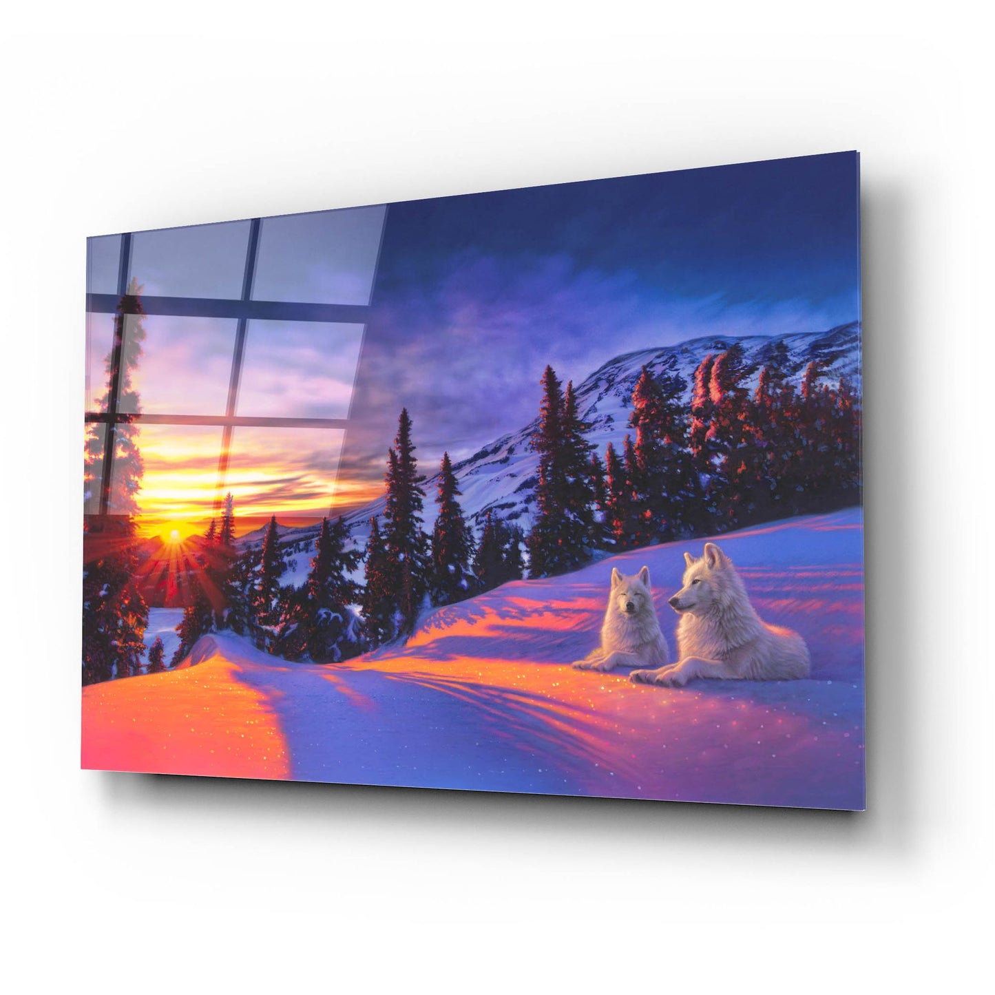 Epic Art 'Mountain Splendor' by Kirk Reinert, Acrylic Glass Wall Art,24x16